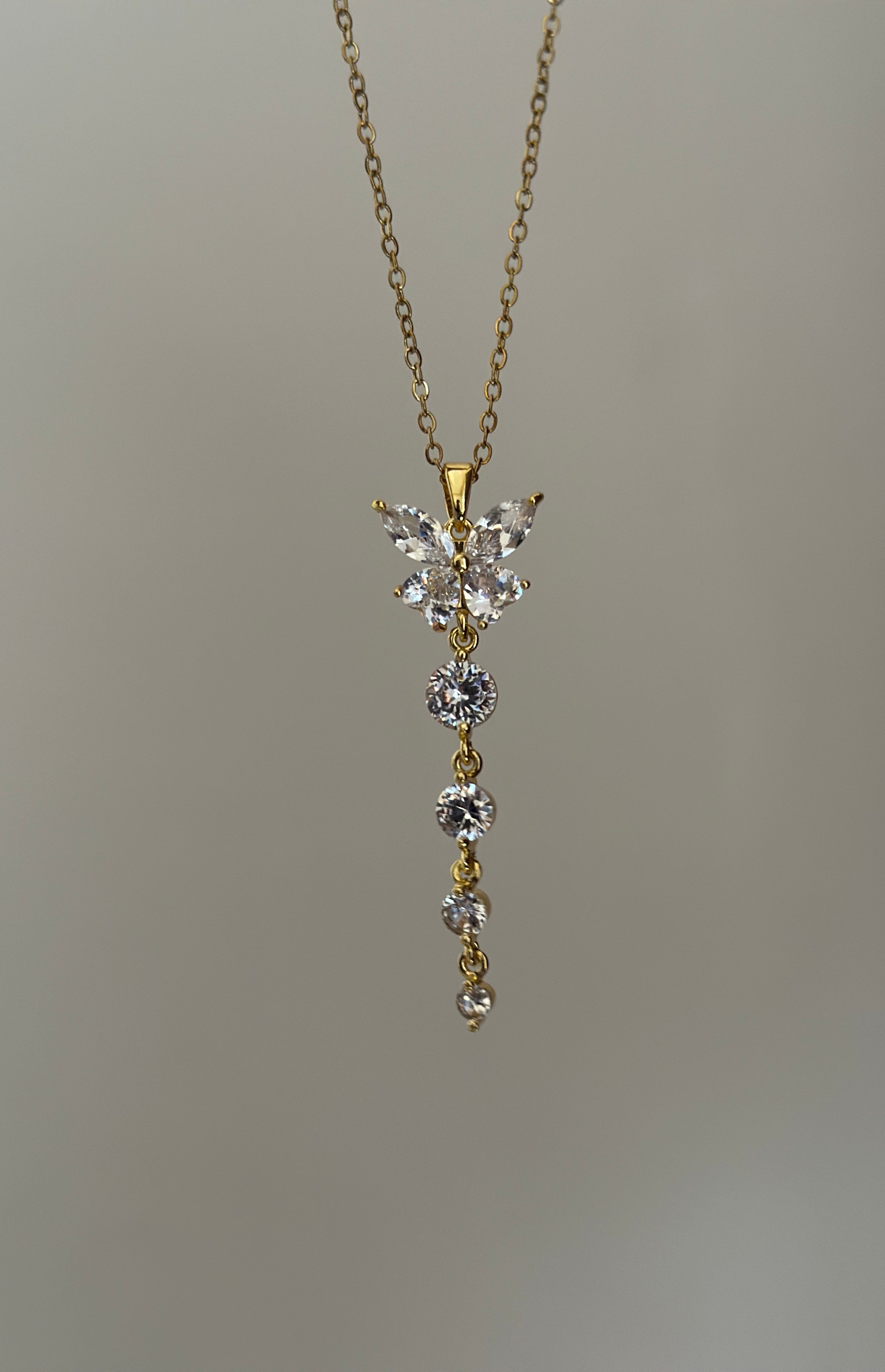 Diamond-Butterfly-Long-Chain-Necklace