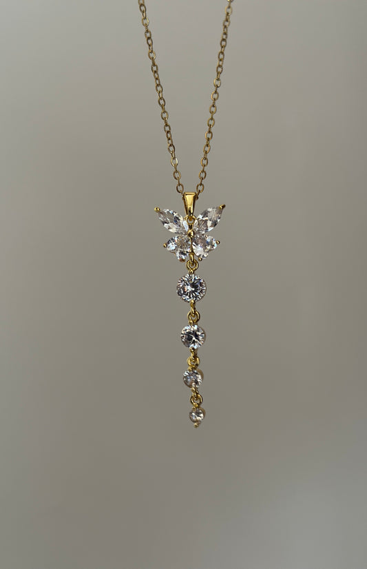 Diamond-Butterfly-Long-Chain-Necklace