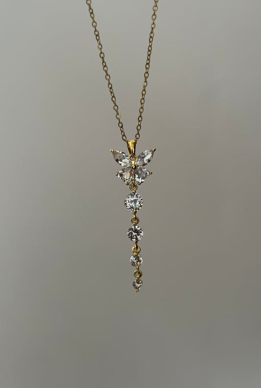 Diamond-Butterfly-Long-Chain-Necklace