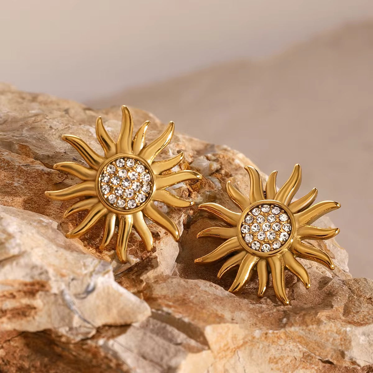 SUN STUD EARRINGS