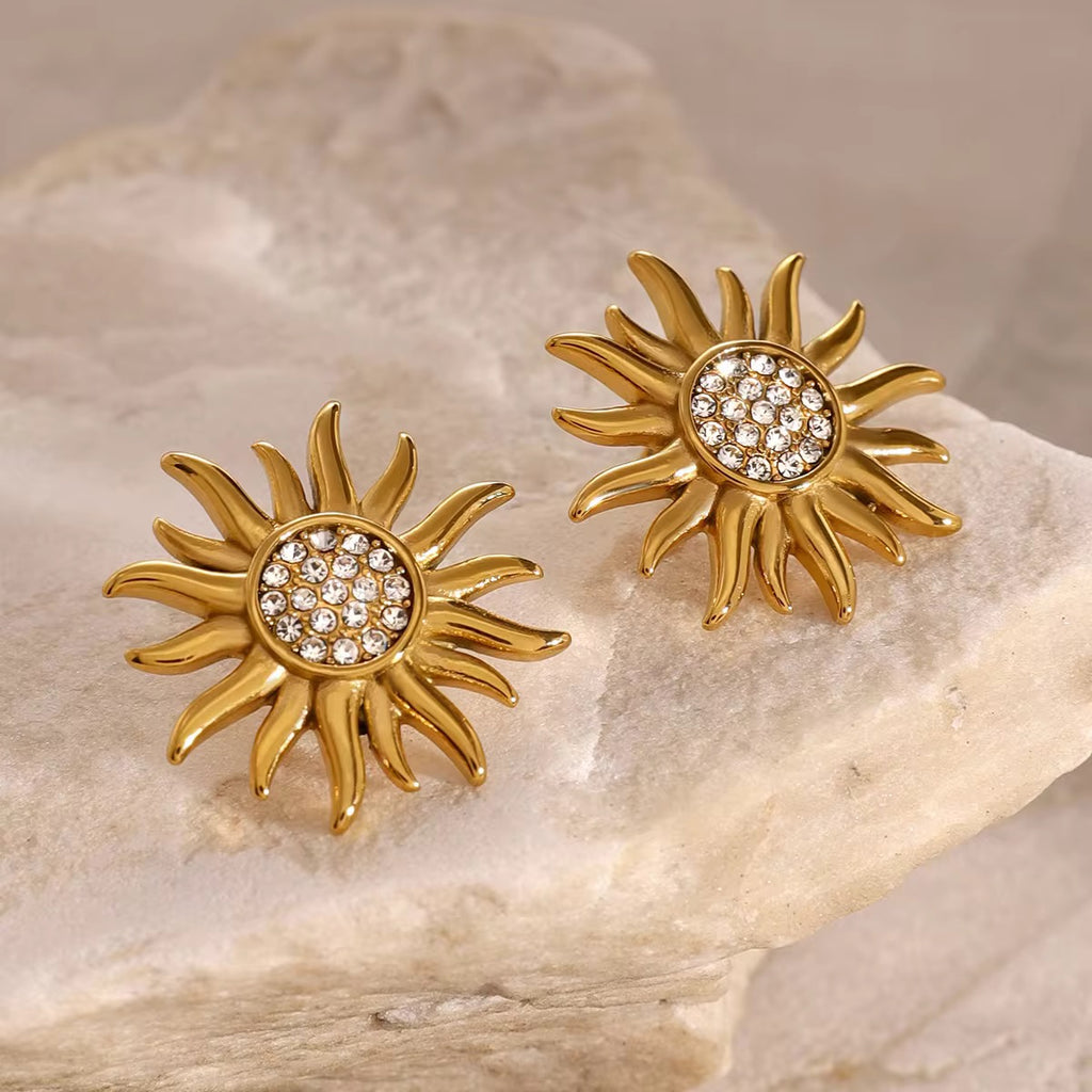 SUN STUD EARRINGS