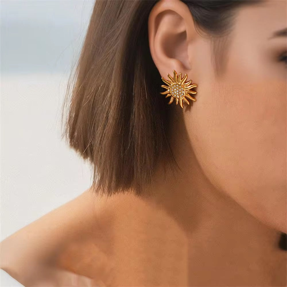 SUN STUD EARRINGS