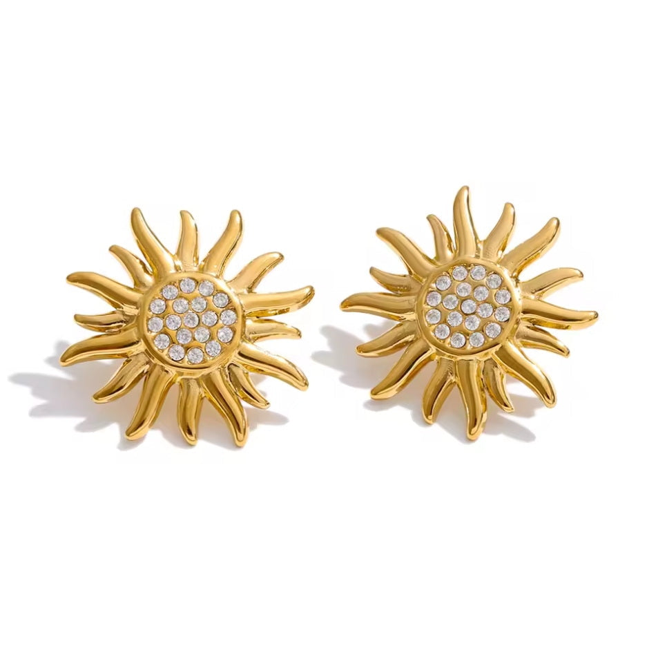 SUN STUD EARRINGS