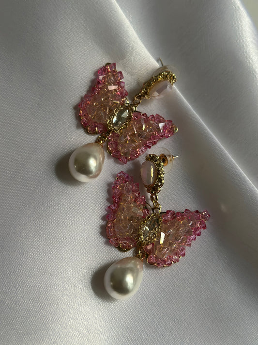 Butterfly- Cluster-earrings