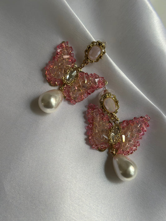 Butterfly- Cluster-earrings