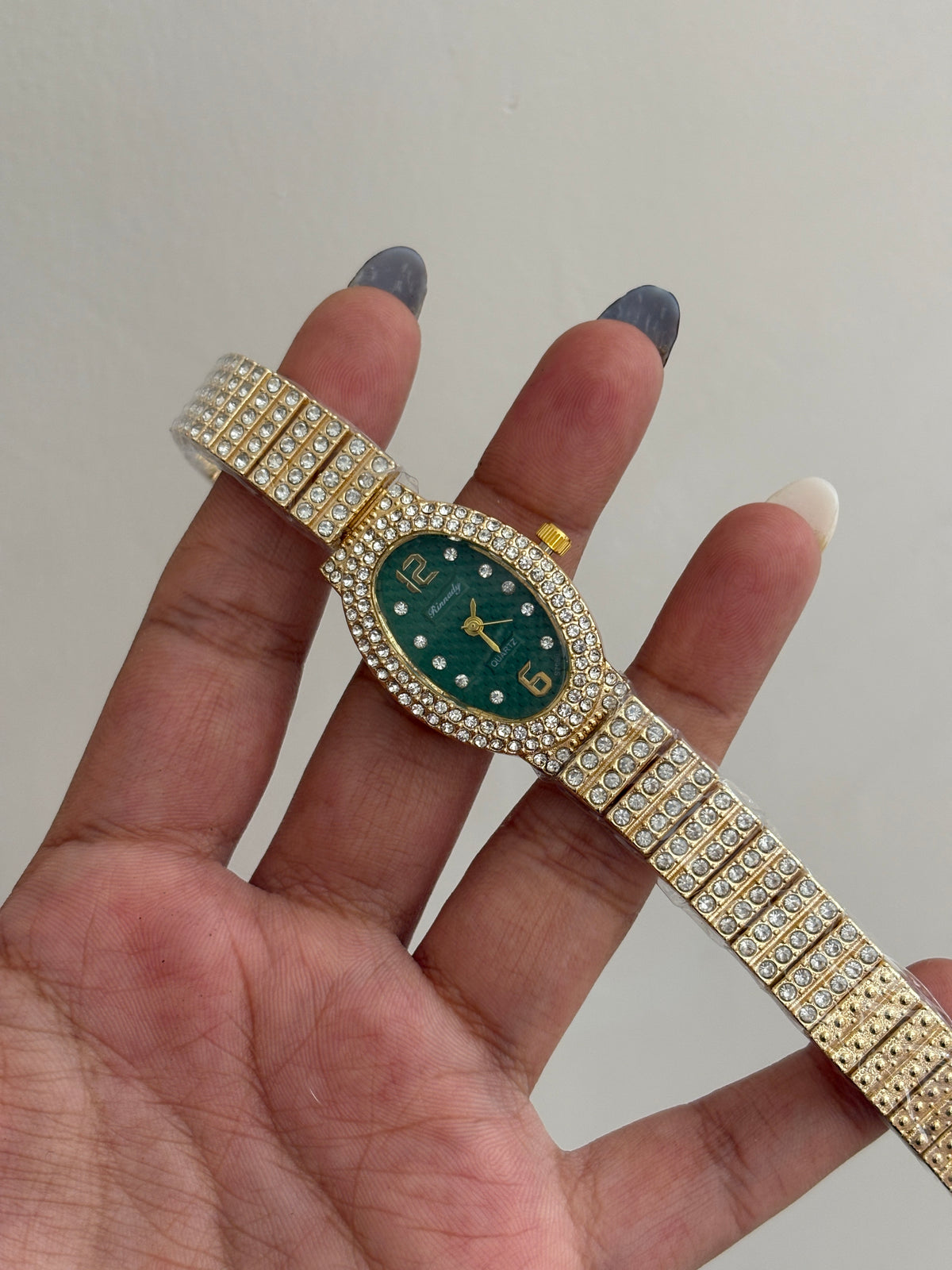 AURELIA EMERALD VINTAGE WATCH