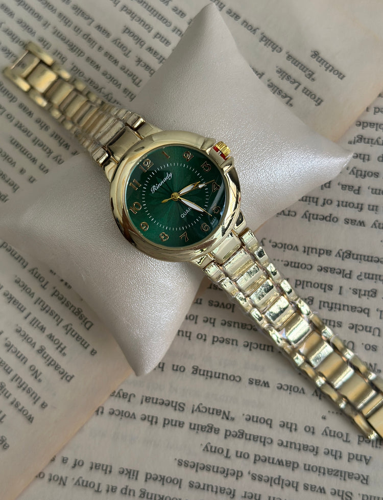 EMERALD VINTAGE WATCH
