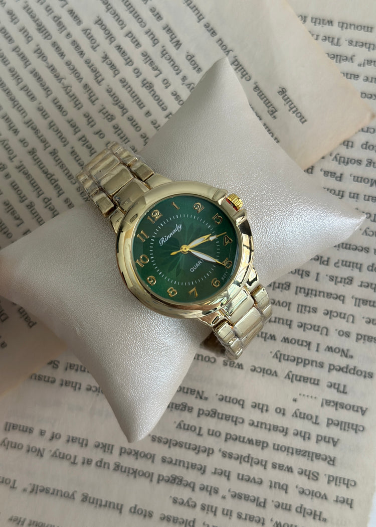 EMERALD VINTAGE WATCH