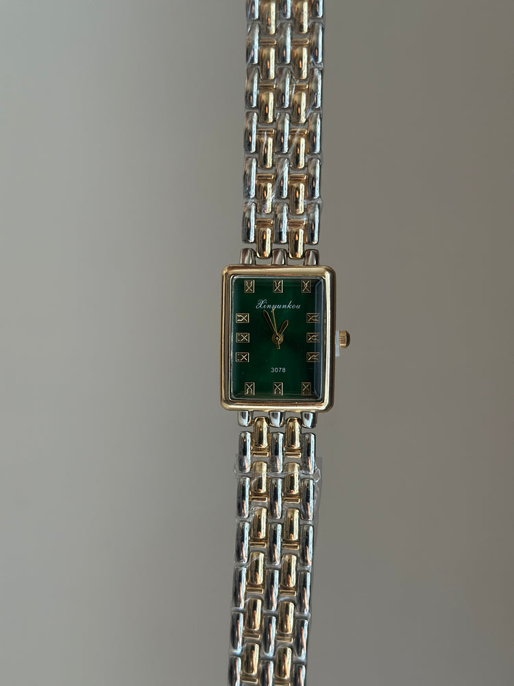 EMERALD VINTAGE WATCH