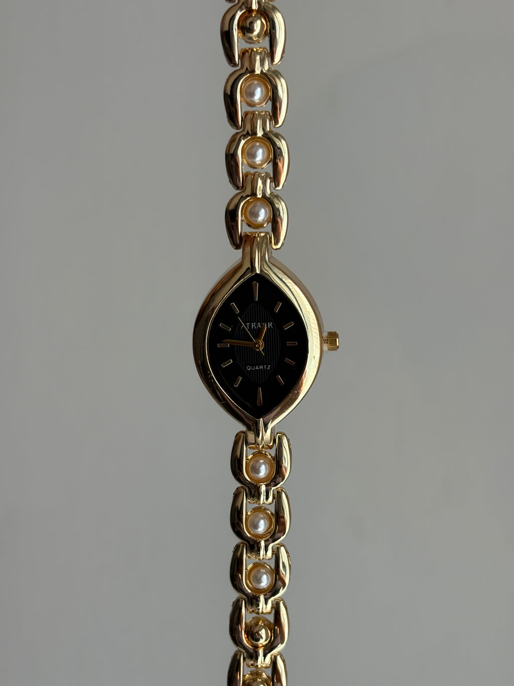 JULIET VINTAGE WATCH( BLACK DIAL )