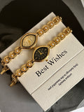 JULIET VINTAGE WATCH( BLACK DIAL )