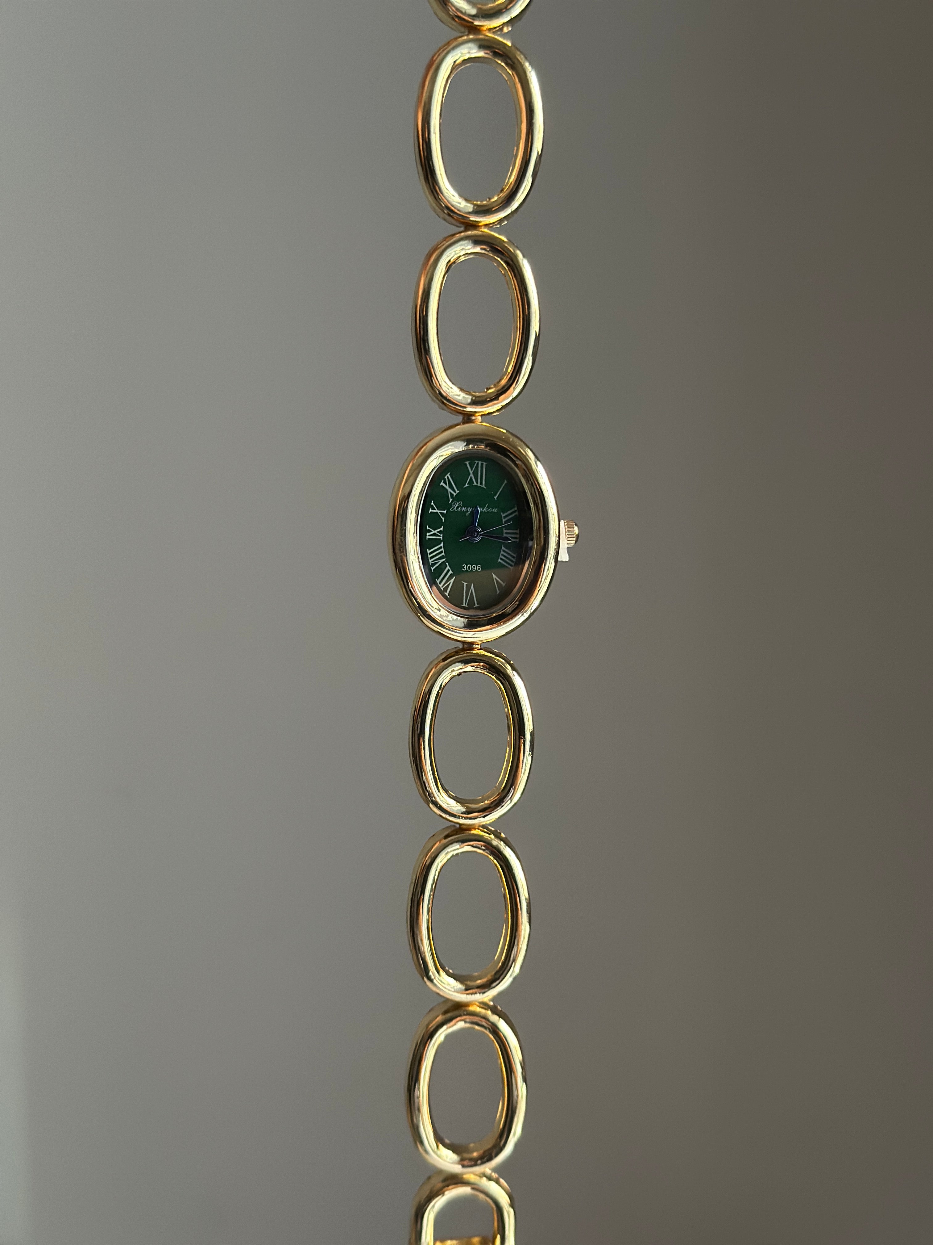 OLIVIA ROMAN WATCH( Green Dial)