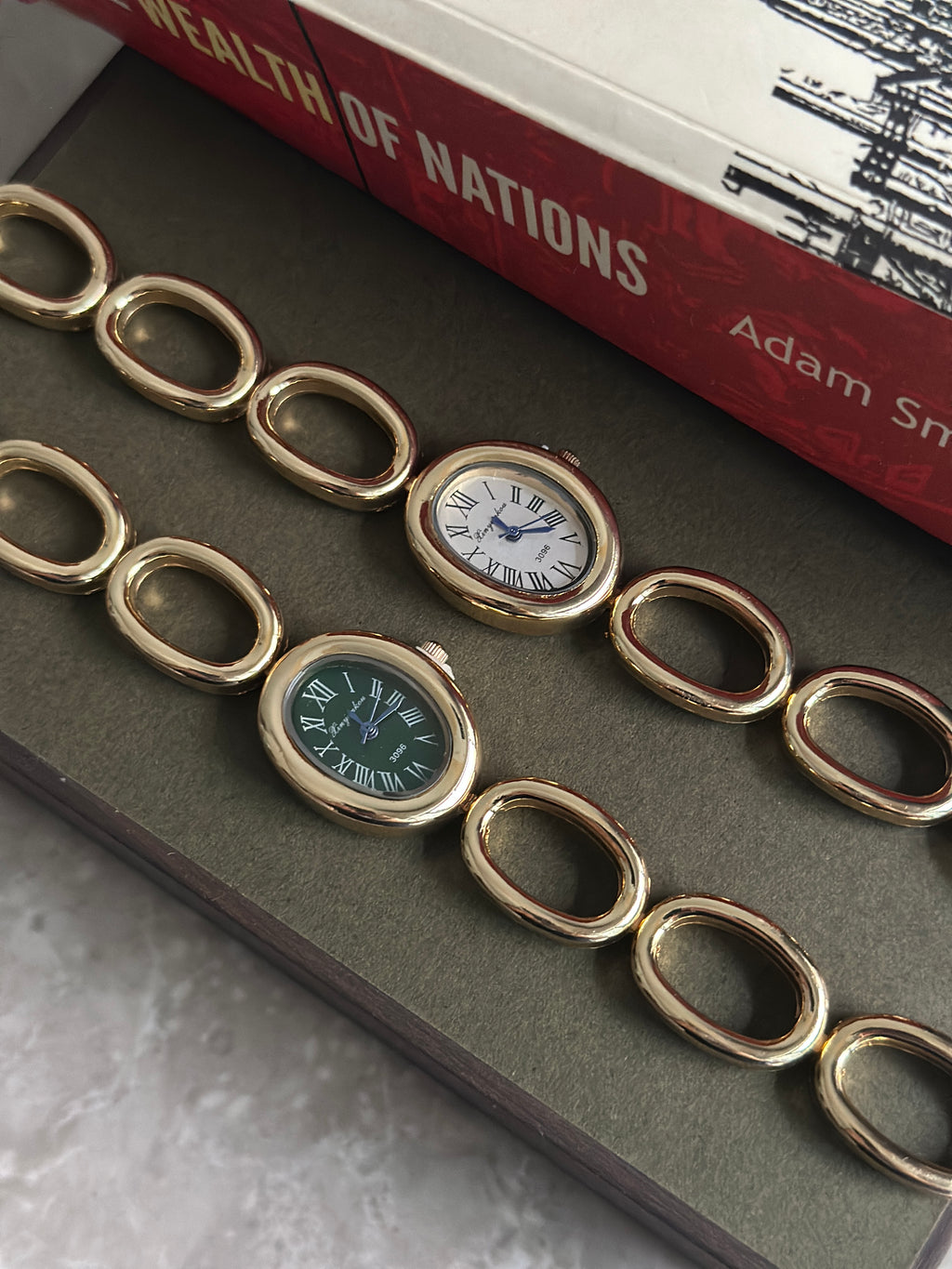 OLIVIA ROMAN WATCH ( White Dial)
