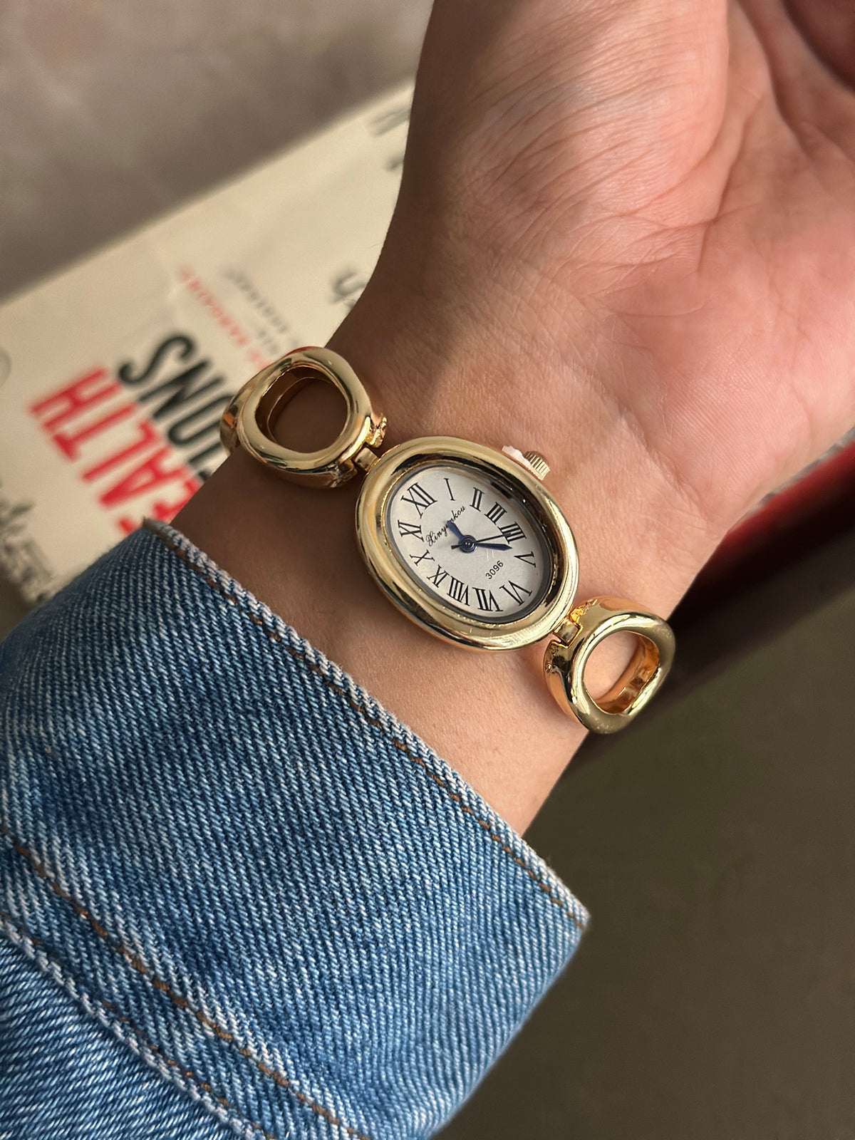 OLIVIA ROMAN WATCH ( White Dial)