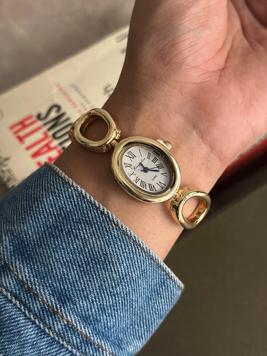 OLIVIA ROMAN WATCH ( White Dial)