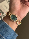 OLIVIA ROMAN WATCH( Green Dial)