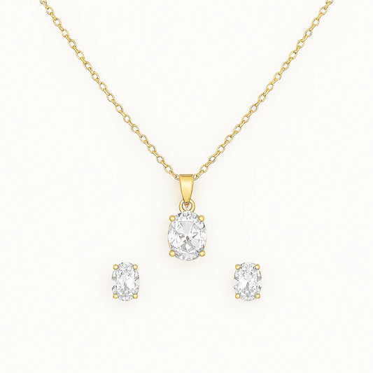 CIARA-SOLITAIRE- NECKLACE-SET