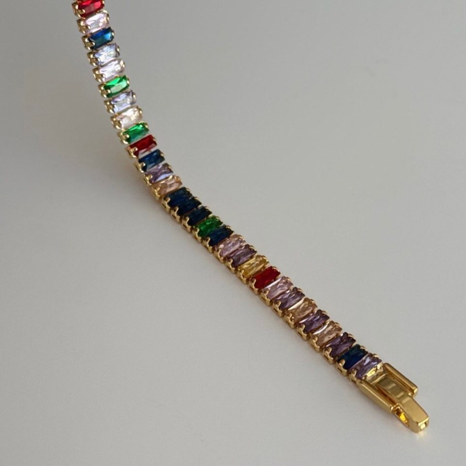 MULTICOLOUR-TENNIS-BRACELET