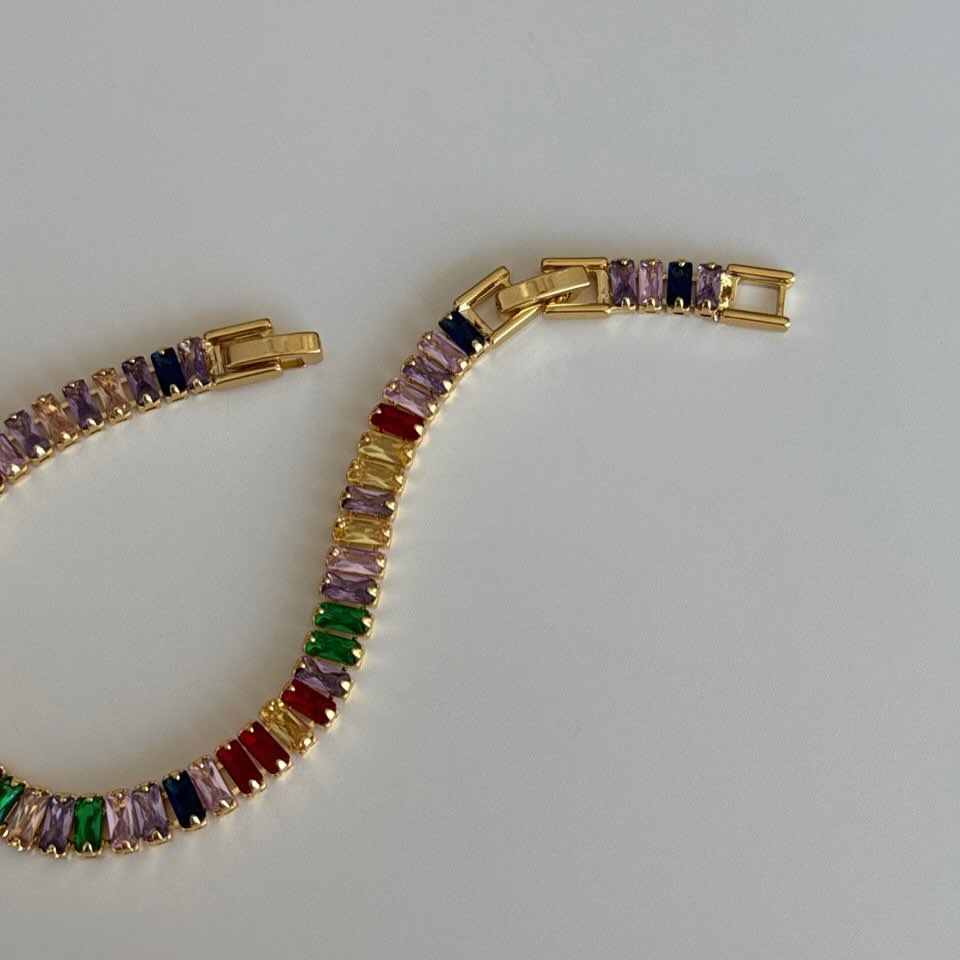 MULTICOLOUR-TENNIS-BRACELET