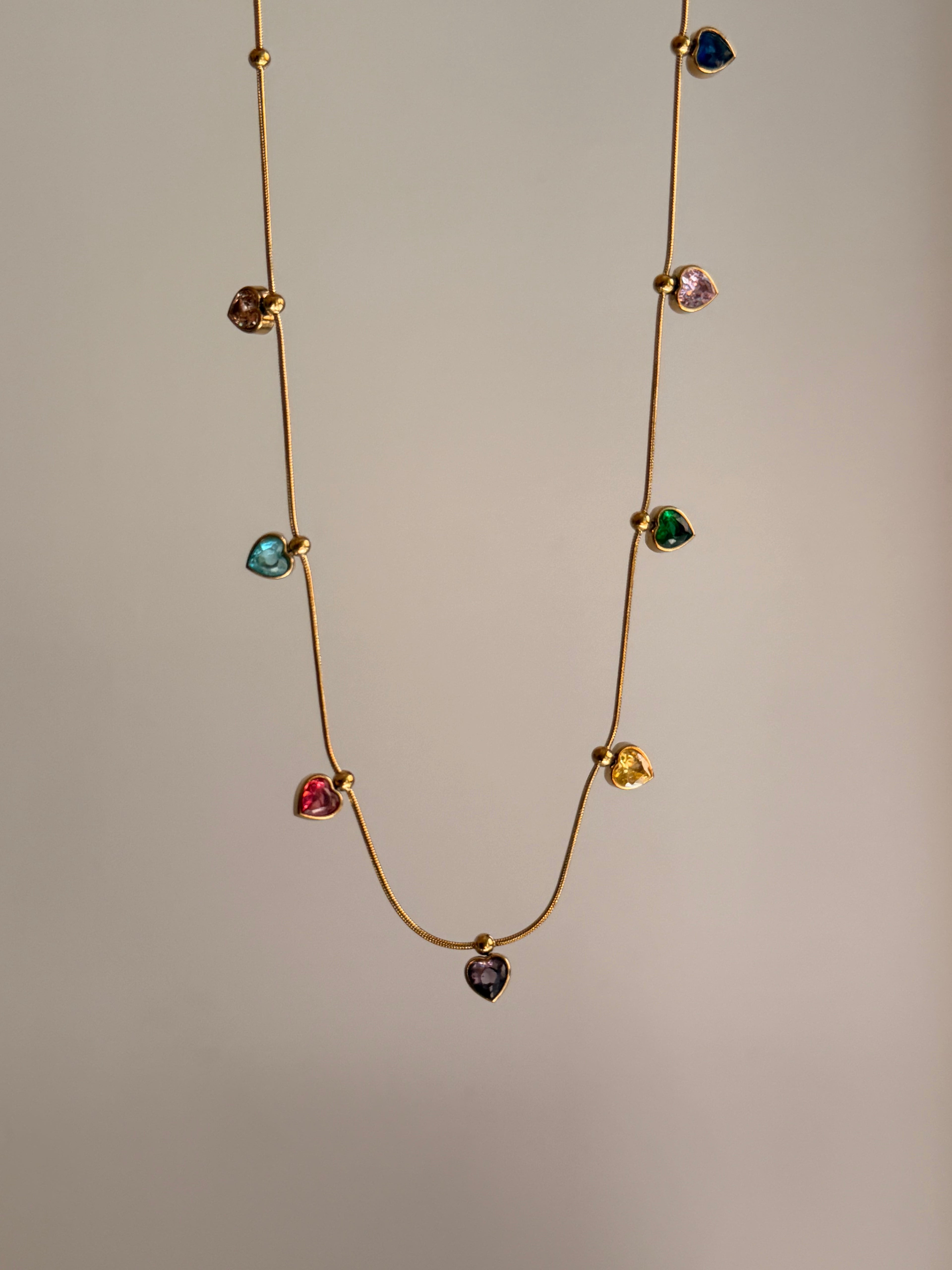 MULTI-CHARM- NECKLACE