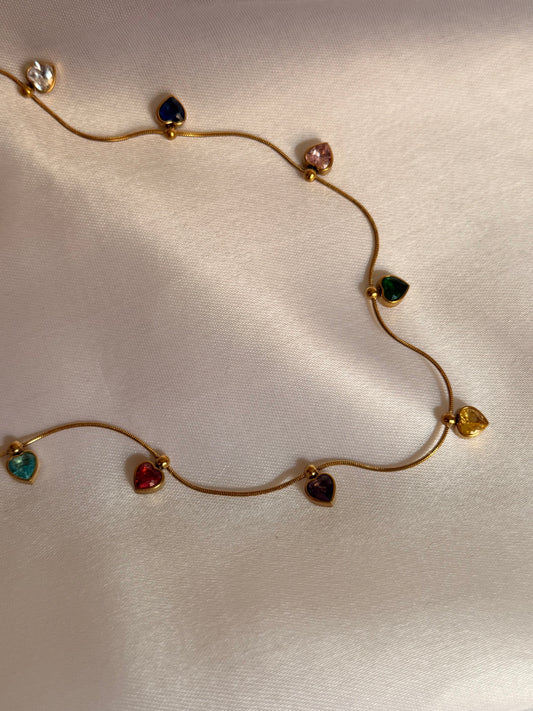 MULTI-CHARM- NECKLACE