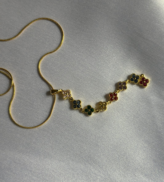 Multi- Clover-Necklace-316L- Stainless-Steel