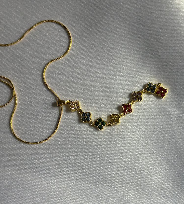 Multi- Clover-Necklace-316L- Stainless-Steel