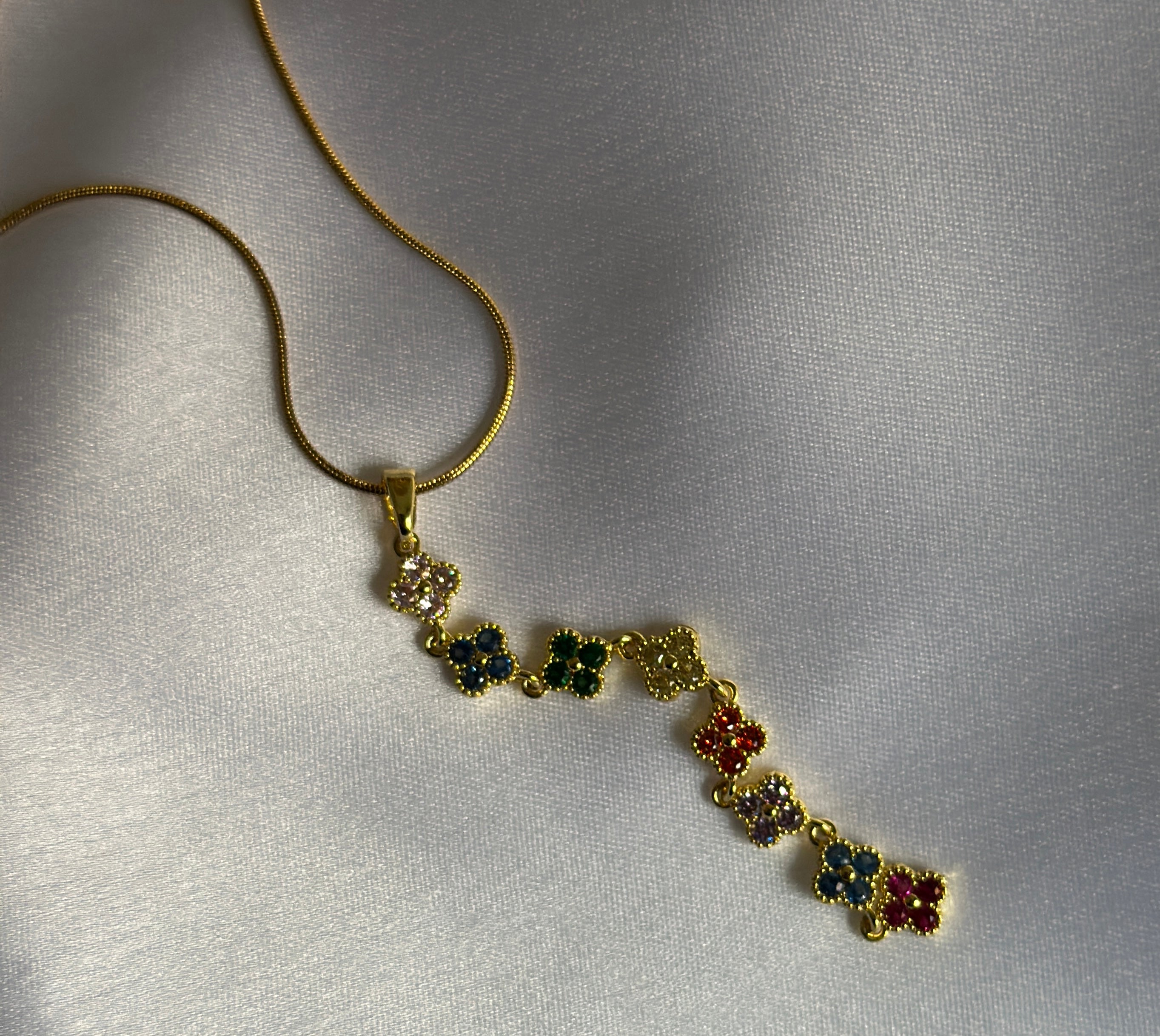 Multi- Clover-Necklace-316L- Stainless-Steel