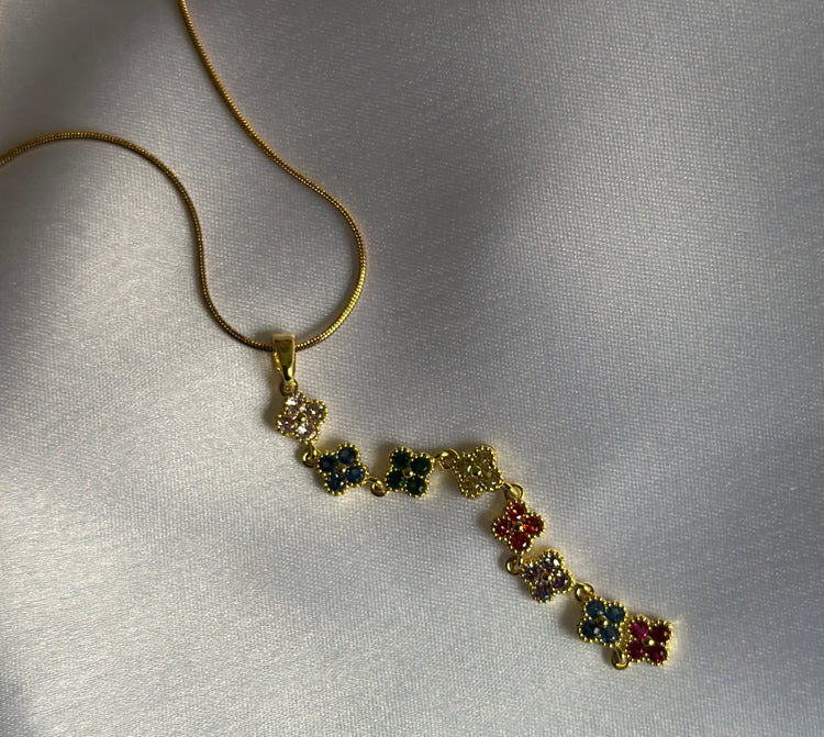 Multi- Clover-Necklace-316L- Stainless-Steel