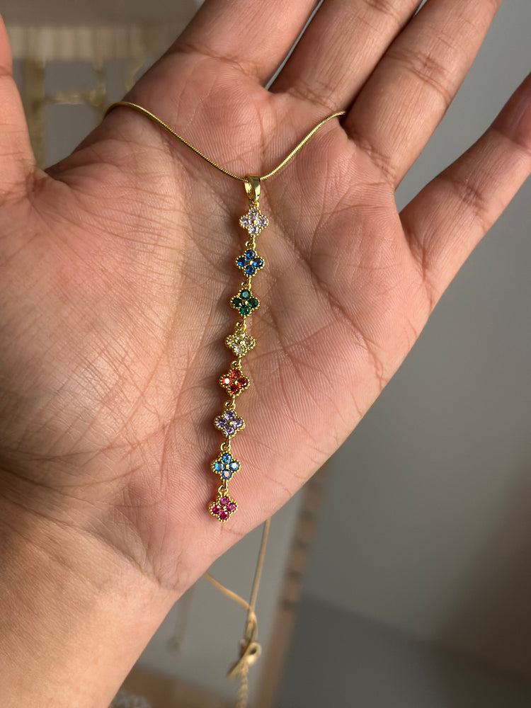 Multi- Clover-Necklace-316L- Stainless-Steel