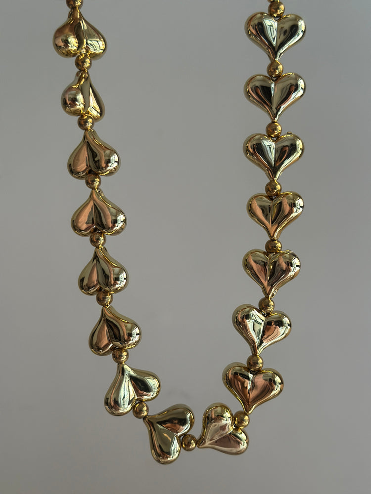 Multi-Heart- Statement-necklace