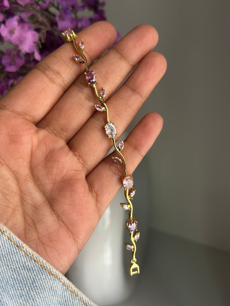 ARICA-VIRAL-TULIP-BRACELET( Purple and pink)