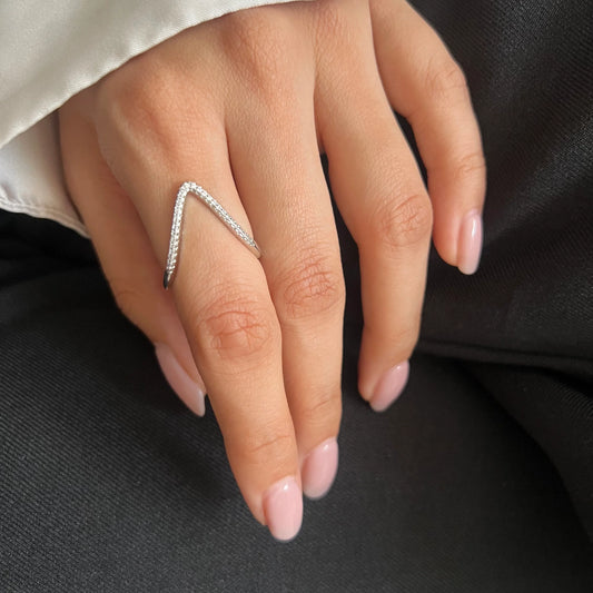 Silver-V-Ring( Adjustable)