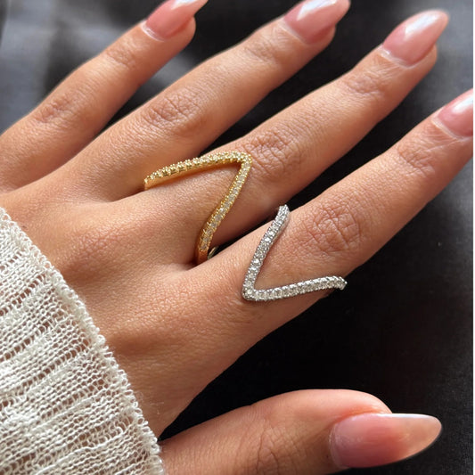 Silver-V-Ring( Adjustable)