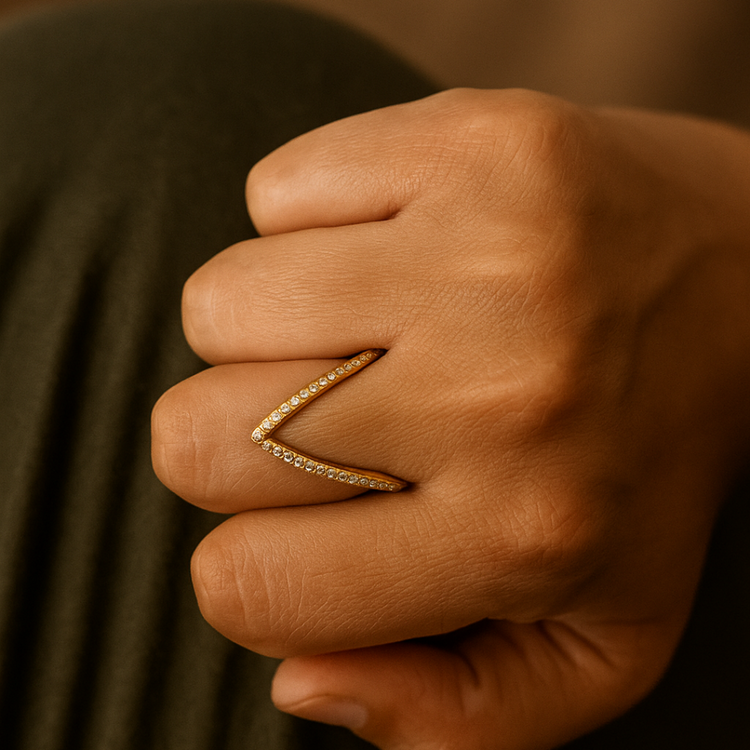 Silver-V-Ring( Adjustable)