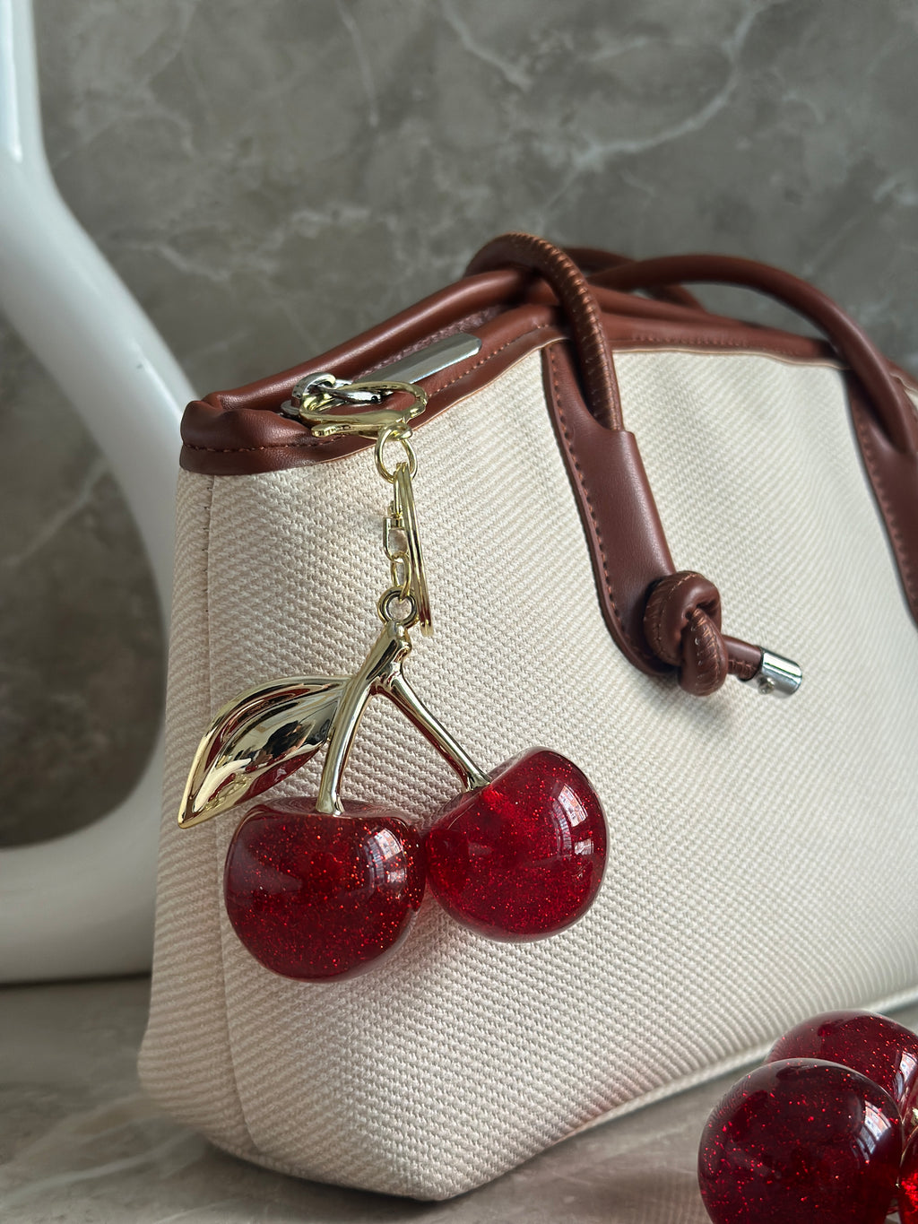 CHERRY POP BAG CHARM