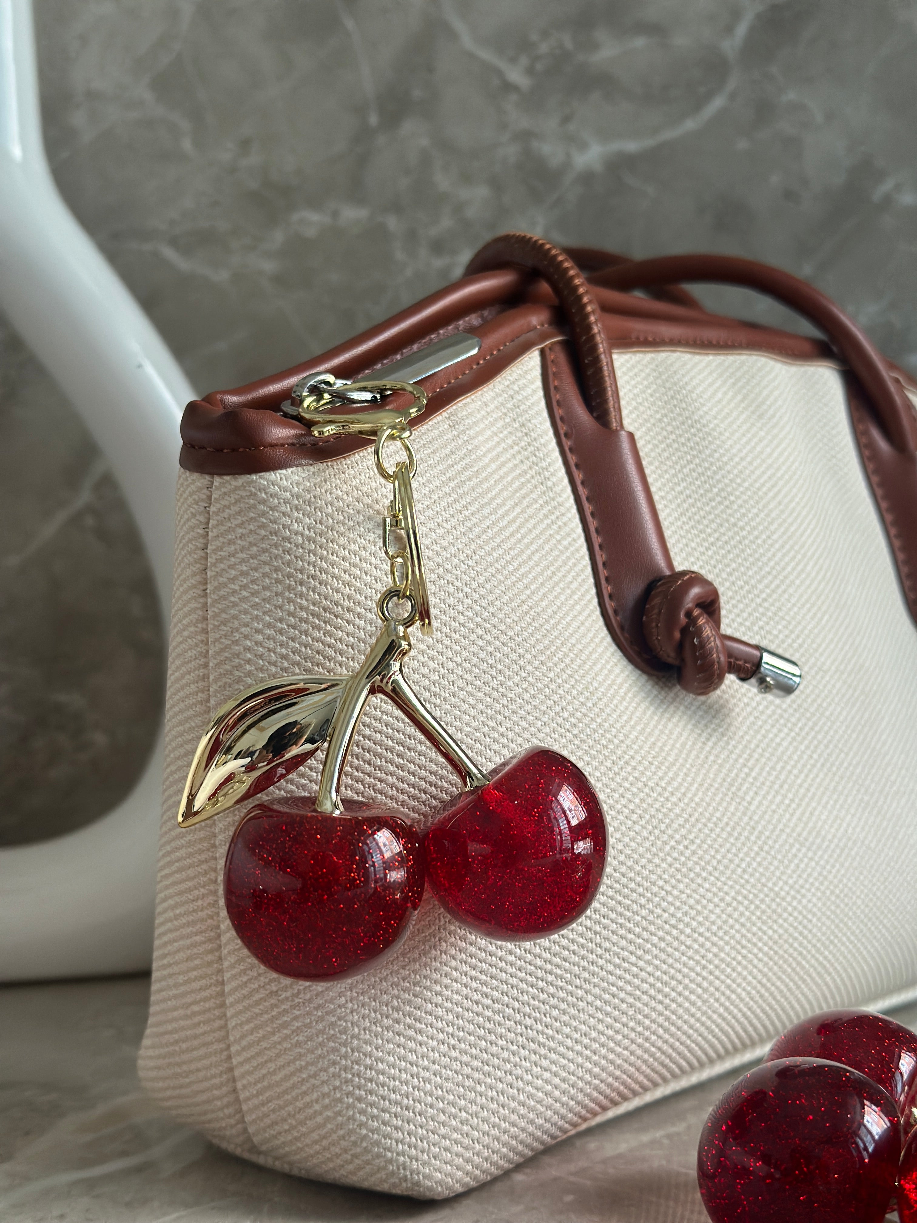 CHERRY POP BAG CHARM