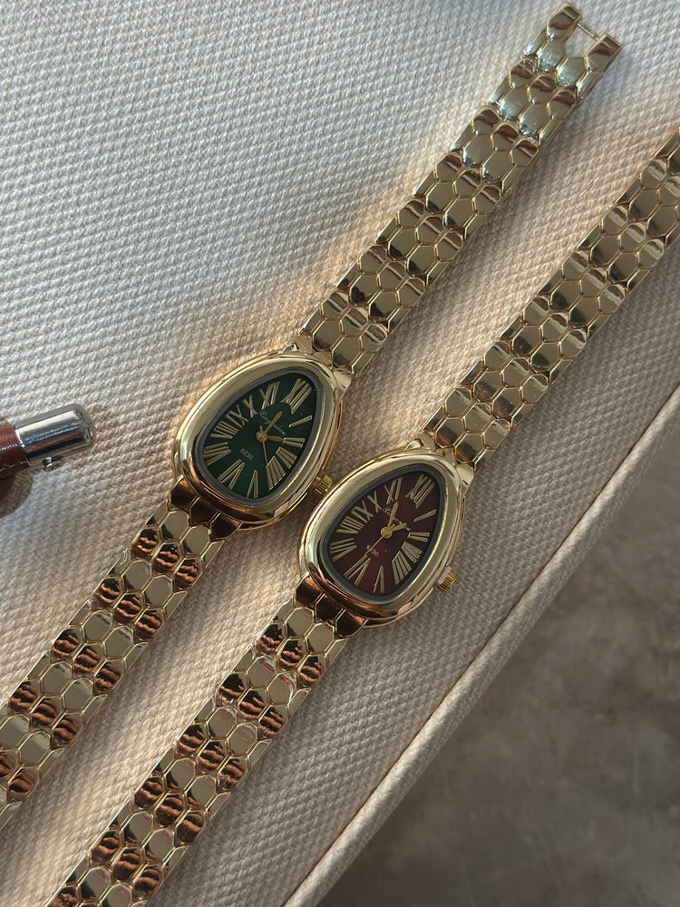 MIRAYA VINTAGE WATCH(RED)