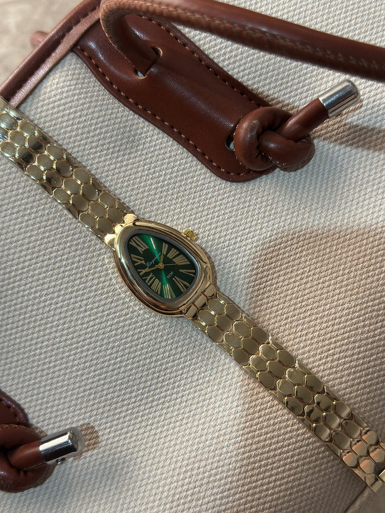 MIRAYA VINTAGE WATCH(GREEN)