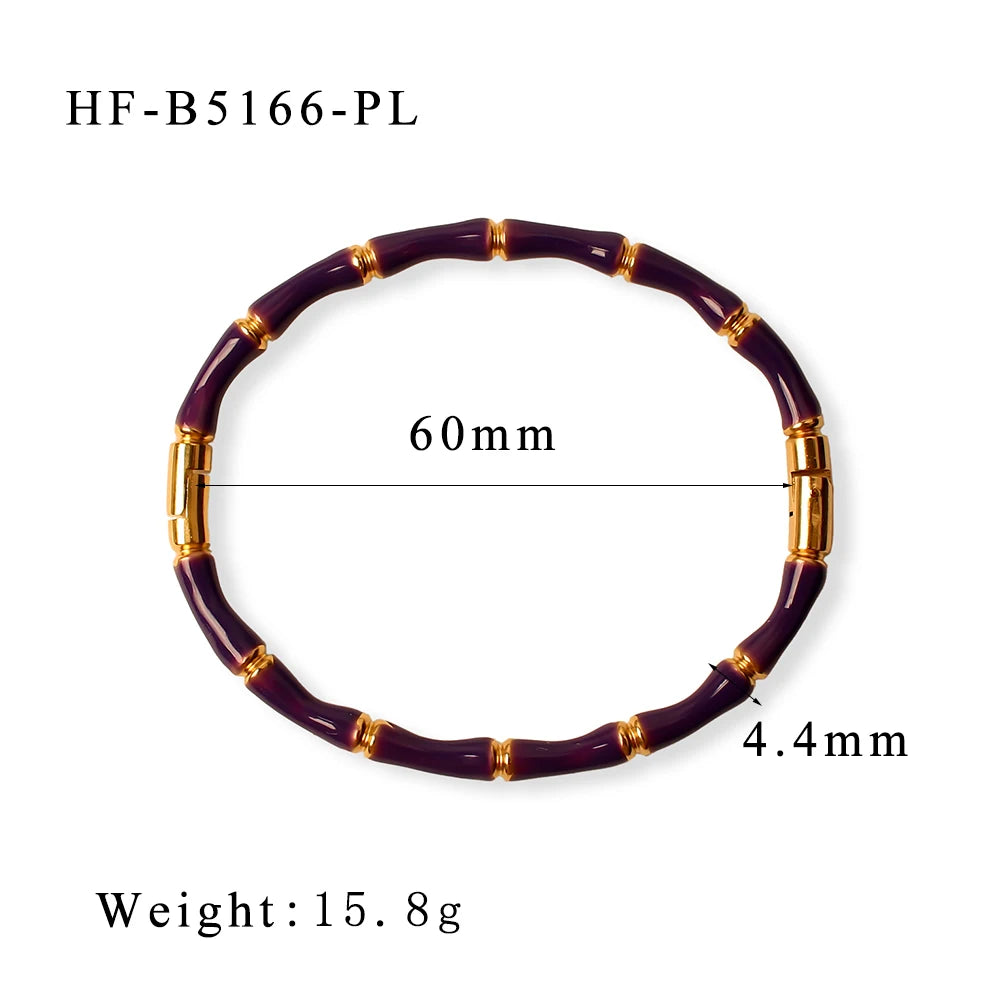 PLUM BAMBOO BRACELET