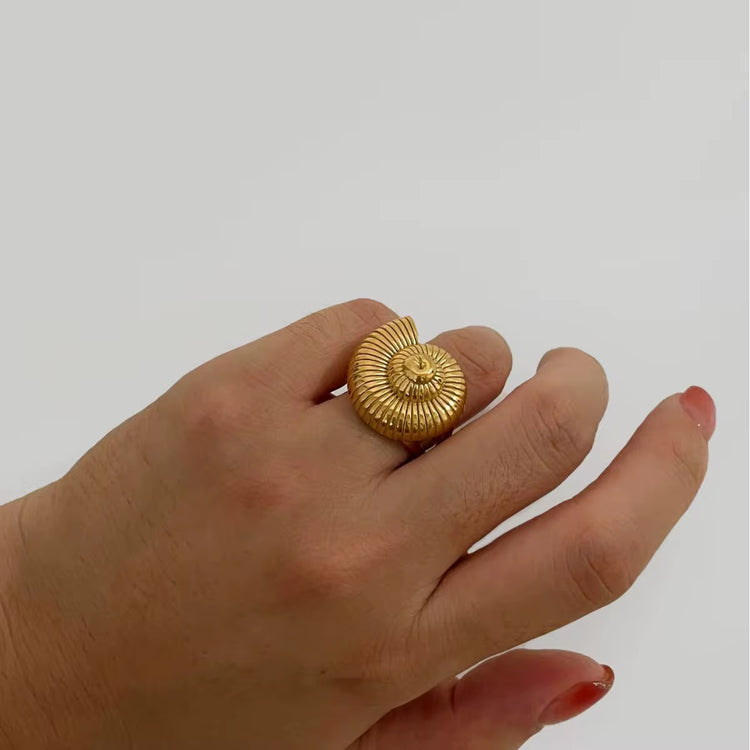 SNAIL-SHELL-ADJUSTABLE-RING