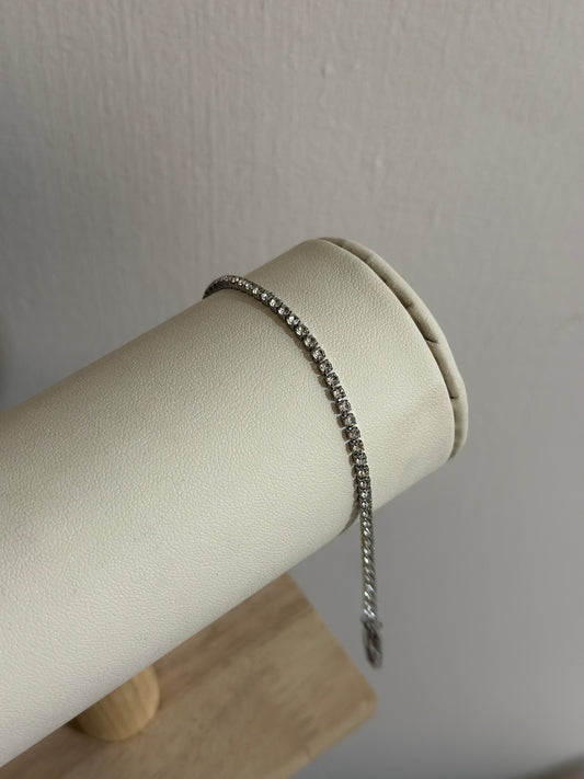 TENNIS-BRACELET (SILVER)
