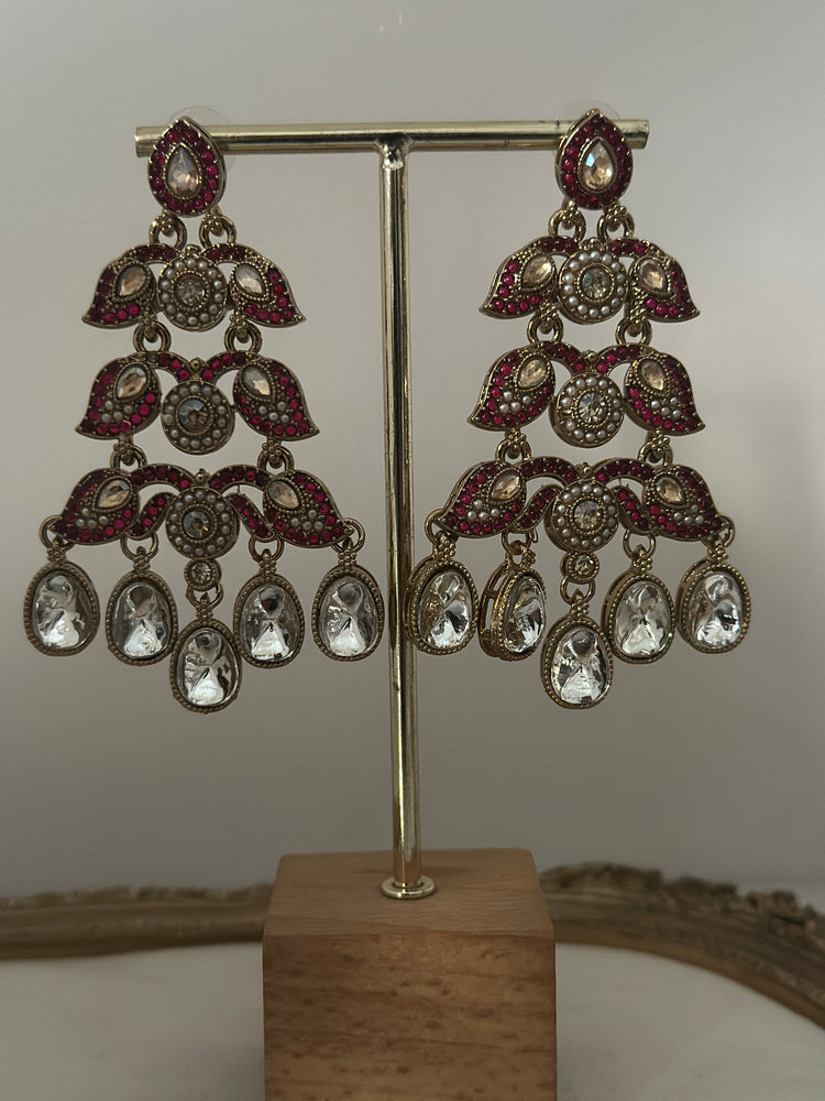 JEEVANSHI-TRIPLE-LAYER-KUNDAN-EARRINGS