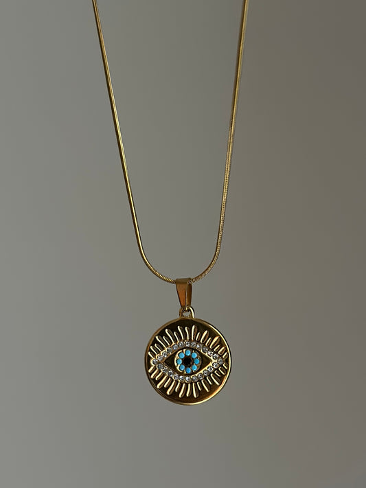 EVIL-EYE-STONE-NECKLACE