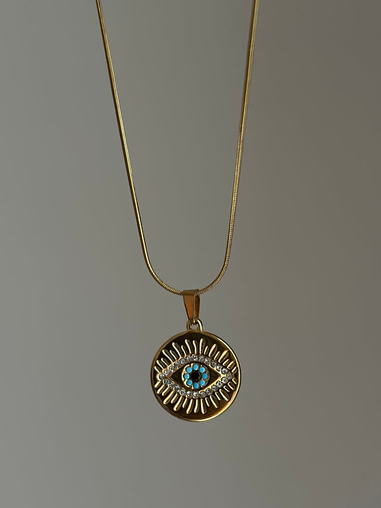 EVIL-EYE-STONE-NECKLACE
