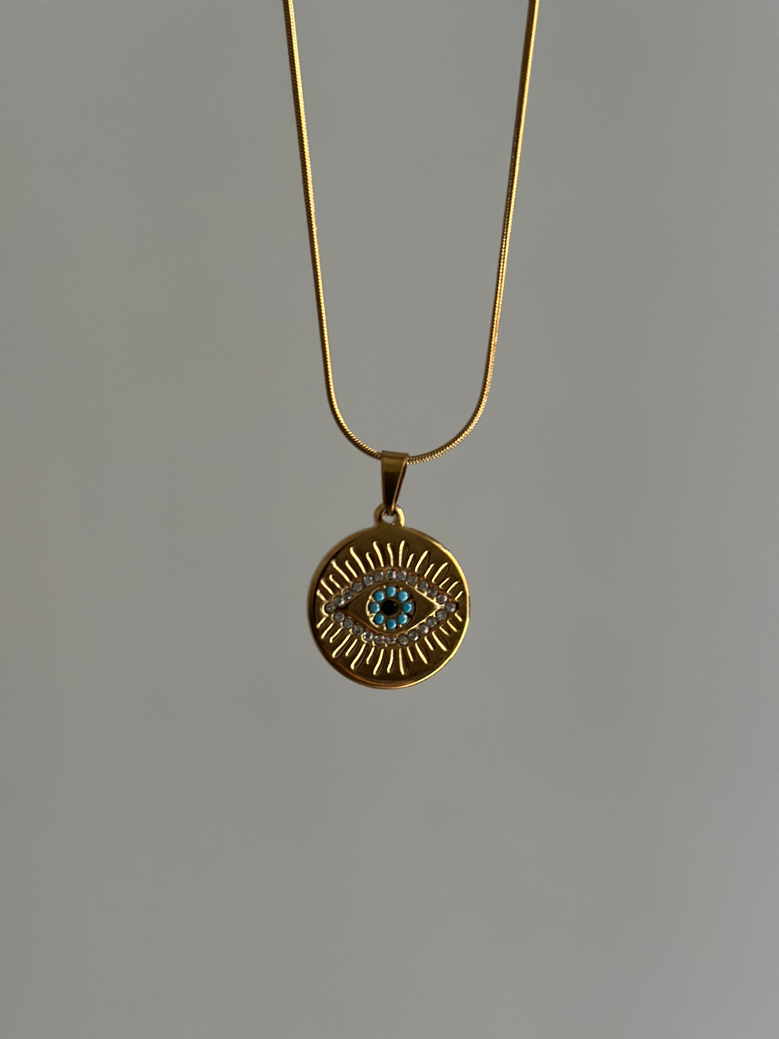 EVIL-EYE-STONE-NECKLACE